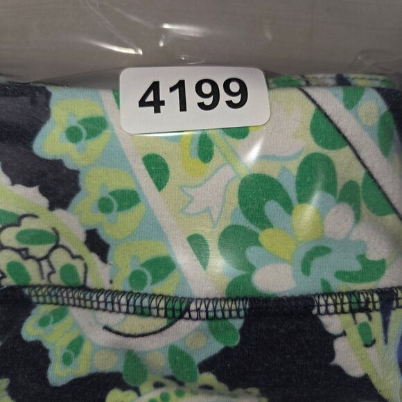 Talbots Womens LP Paisley Skort Navy Green White Stretchy Lined Activewear 4199 - Picture 8 of 9